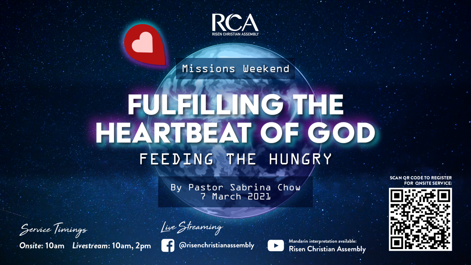 Sunday Service Missions Fulfilling the heartbeat of God Risen